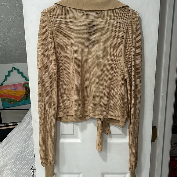 Lane Bryant Tie Front Sweater NWT size 16 - Picture 6 of 6